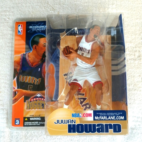 McFarlane Juwan Howard NBA Series 5 Denver Nuggets Variant Sports Figure 2003 - Picture 2 of 9